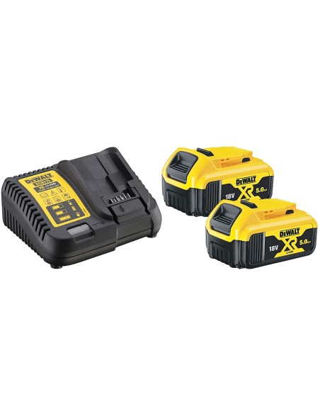 DCB115P2-QW - Kit 2 Baterías XR 18V 5,0Ah y Cargador XR 10,8V - 14,4V - 18V