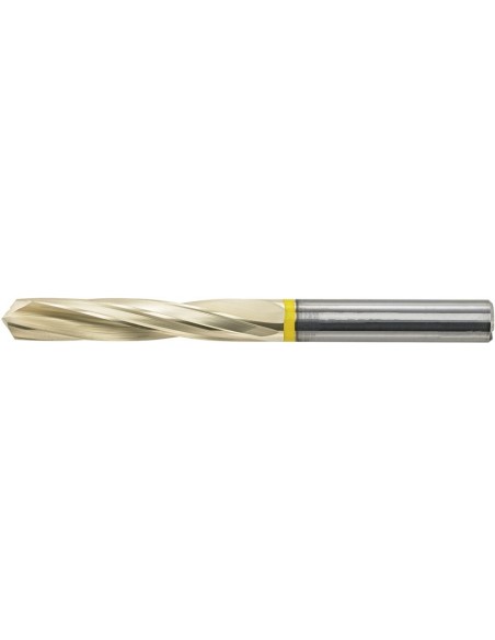 Broca espirales VHM Tipo alu 2,8mm DIN6537L 5xD refrig. int. HA ZrN