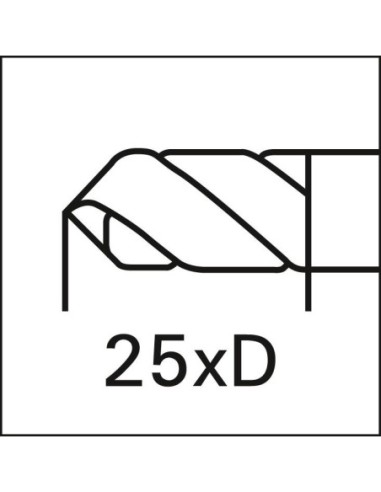 Brocas espirales MDI 4,8mm 25xD rfr i HA SUPRAFORMAT GT
