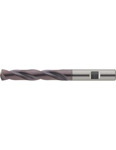 Broca espiral MDI TiALN tipo UNI vástago HB refrigeración interior 5xD 3,7mm FORTIS
