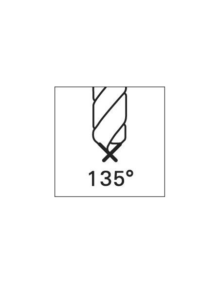 Broca espirales VHM Tipo alu 10,5mm DIN6537L 5xD refrig. int. HA ZrN