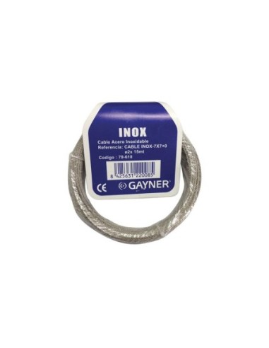 Cable INOX 7x7+0AISI-330 | 79-640 CABLE INOX 7X7+0 ?5X100
