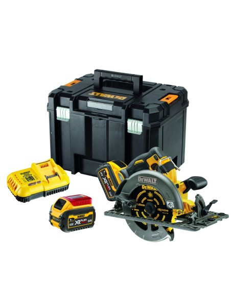 DCS579T2-QW - SIERRA CIRCULAR SIN ESCOBILLAS XR FLEXVOLT 54V LI-ION 6AH