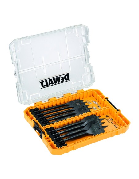 DT70751-QZ Tough Case mediana con 9 Brocas de pala para Madera