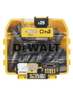 DT71521-QZ - Juego de 25 puntas Pz2 de 25 mm