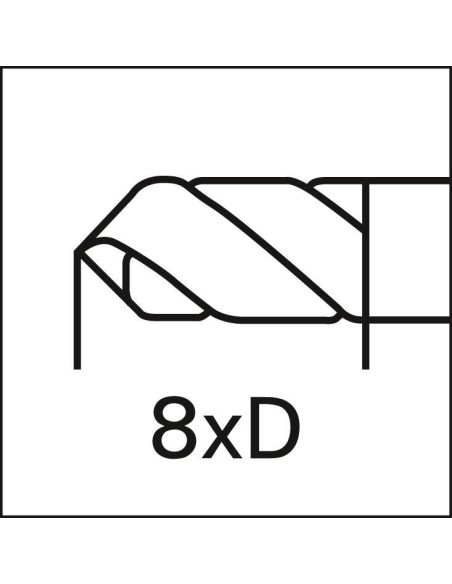 Brocas espirales MDI 3,3mm 8xD refr i HB SUPRAFORMAT GT