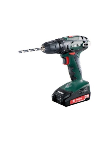 BS 18 Taladradora atornilladora de batería/18V 2x Ion de litio Cargador SC 60 Plus Maletín profesional
