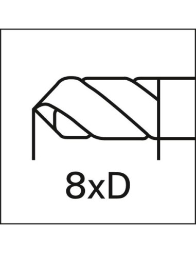 Brocas espirales MDI 18,5mm8xD rfr i HA SUPRA FORMAT GT