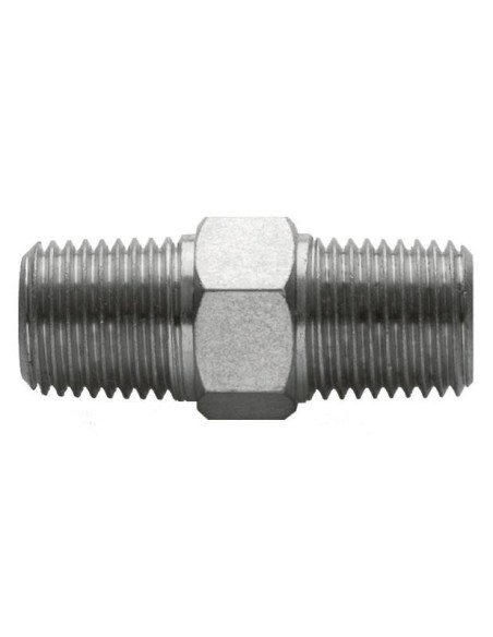 ADAPTADOR PARA AIRE, 1/2 BSPT (M) - 1/2 BSPT (M)