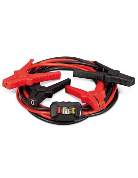 CABLE ARRANCADOR CON TESTER 250A - Ø16mm 3m Juego cables arranque con tester y proteccion