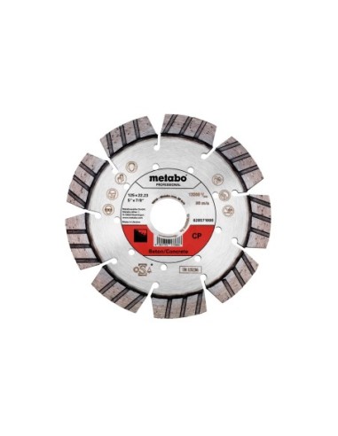 Disco de cortar de diamante 125x22,23mm, CP, hormigón professional (628571000)