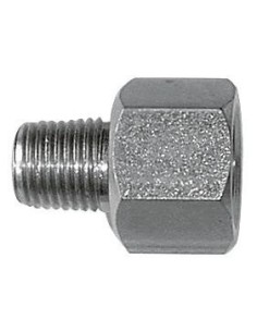 ADAPTADOR PARA AIRE, 1/4 BSP (H) - 3/8 BSPT (M)
