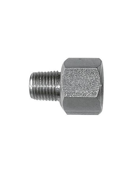 ADAPTADOR PARA AIRE, 1/4 BSP (H) - 3/8 BSPT (M)