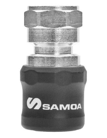 ENCHUFE RÁPIDO DE SEGURIDAD PARA AIRE Ø 1/4, HEMBRA A 1/2 BSP