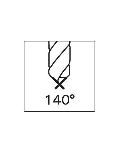 Broca espiral SL WN MDI vástago FIRE 6537-HA 5xD 9,13mm GÜHRING