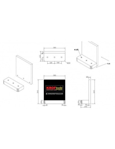 DISPLAY 3 NEUMÁTICAS 300X140X340MM