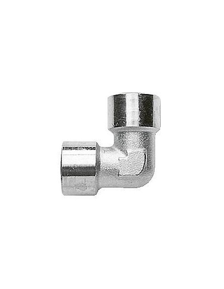 ADAPTADOR PARA AIRE, UNIÓN EN L, CODO 90°, 1/2 BSP (H) - 1/2 BSP (H)