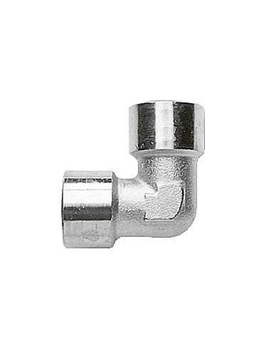 ADAPTADOR PARA AIRE, UNIÓN EN L, CODO 90°, 3/8 BSP (M) - 3/8 BSP (H)