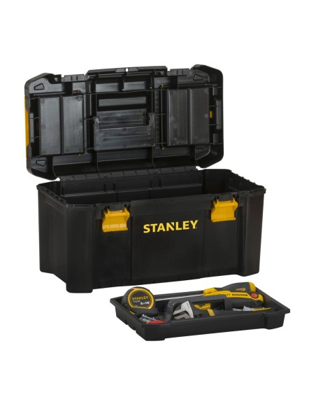 Caja de herramientas de plástico 19/48cm con cierres de plástico
