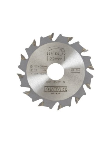 DT1306-QZ - Hoja de sierra para ensambladora 102mm