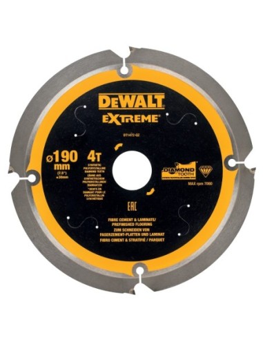 DT1472-QZ - Hojas para sierra circular Multi-Material 190mm 4T
