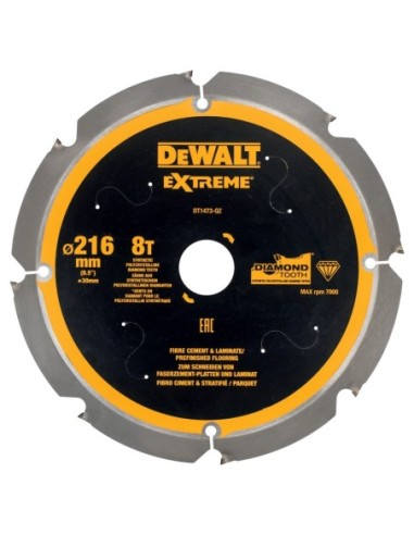 DT1473-QZ - Hojas para sierra circular Multi-Material 216mm 8T