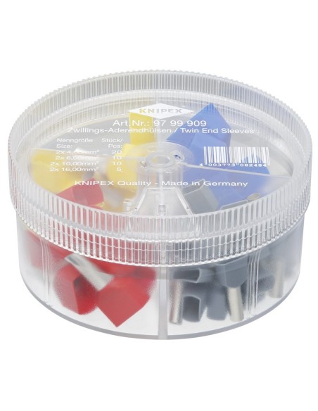 Cajas de surtidos con punteras huecas Twin KNIPEX 97 99 909