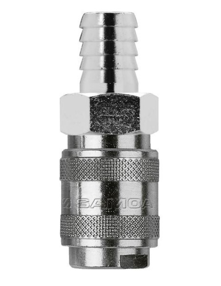 ENCHUFE RÁPIDO ESTÁNDAR PARA AIRE Ø 1/4, ESPIGA A MANGUERA DE 13 MM