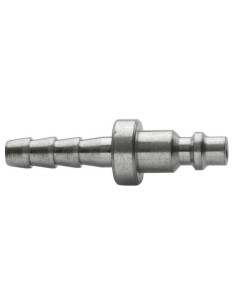 CONECTOR RÁPIDO PARA AIRE Ø 1/4, PERFIL ISO 6150 B12, ESPIGA A MANGUERA DE 8 MM