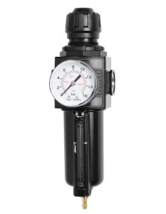 TRATAMIENTO DE AIRE, FILTRO + REGULADOR, 1/2 BSP (HH) CON ADAPTADORES DE 1/2 BSP (M) Y 3/8 BSP (H)