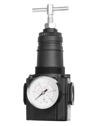 TRATAMIENTO DE AIRE, REGULADOR, 3/4 BSP (HH) CON MANÓMETRO