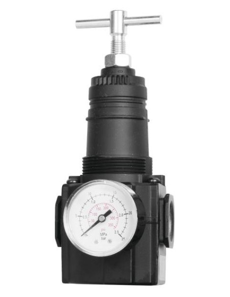TRATAMIENTO DE AIRE, REGULADOR, 3/4 BSP (HH) CON MANÓMETRO