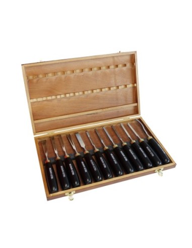 Conjunto 12 herramientas torneado | SCH12TLG Holzmann