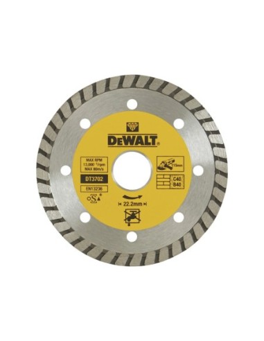 DT3702-QZ - Disco de diamante 115x22.2mm