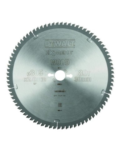 DT4283-QZ - Hoja para sierra circular estacionaria 305x30mm 80D