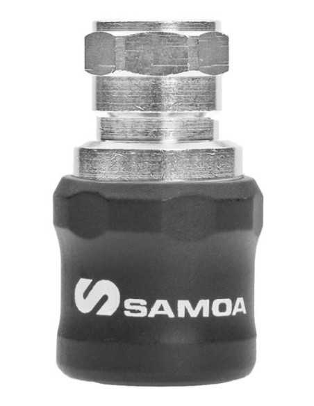 ENCHUFE RÁPIDO DE SEGURIDAD PARA AIRE Ø 1/4, HEMBRA A 3/8 BSP