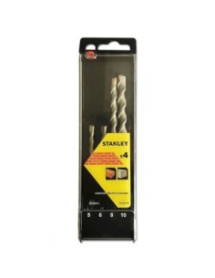 Cassette con 4 brocas SDS-Plus