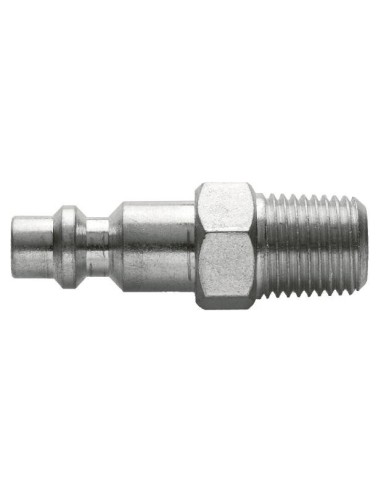 CONECTOR RÁPIDO PARA AIRE Ø 1/4, PERFIL ISO 6150 B12, MACHO A 1/2 BSPT