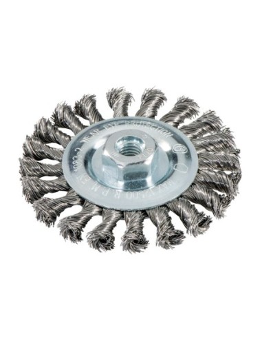Cepillo redondo 115x0,5x10 mm/ M14 acero, trenzado (626770000)