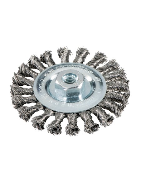 Cepillo redondo 115x0,5x10 mm/ M14 acero, trenzado (626770000)