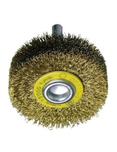 Cepillos circulares alambre ondulado - Vástago 6mm (Amoladora recta altas revoluciones)
