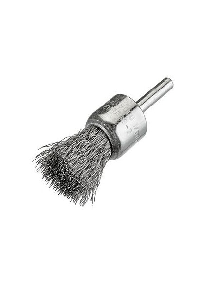 Cepillos pincel alambre ondulado - Vástago 6mm