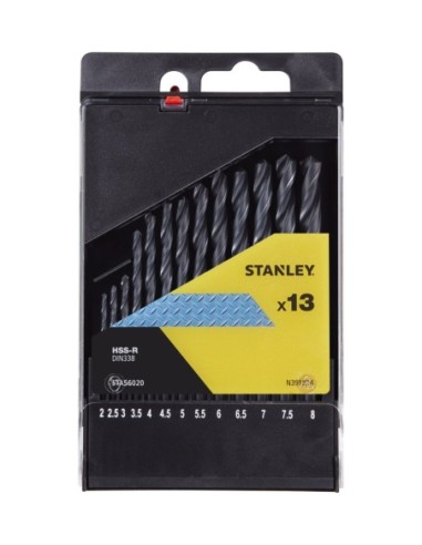 Cassette con 13 brocas HSS-R para metal