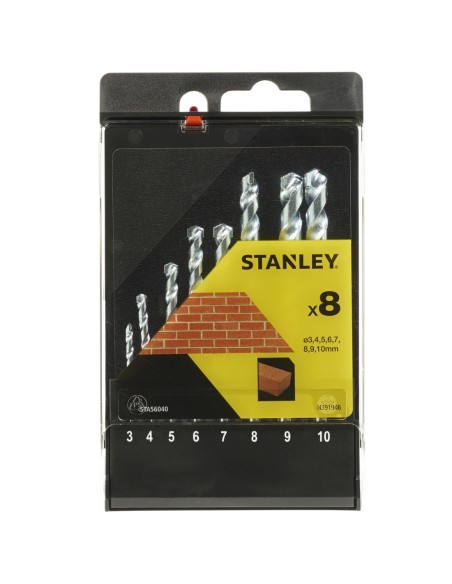 Cassette con 8 brocas para piedra
