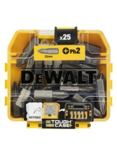 DT71522-QZ - Juego de 25 puntas Ph2 de 25 mm
