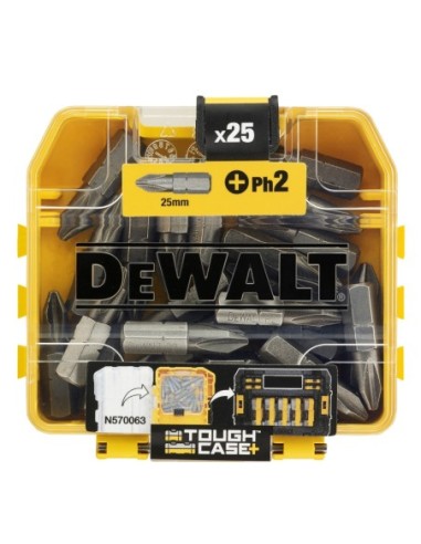 DT71522-QZ - Juego de 25 puntas Ph2 de 25 mm