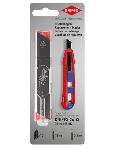Cuchilla de recambio para 90 10 195 BK (10x) 119 mm KNIPEX 90 10 165 E02