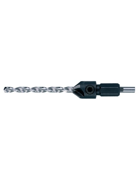 DT7607-XJ - Broca piloto y avellanador de 4 cortes de 6mm - sistema FLIP & DRIVE N 12