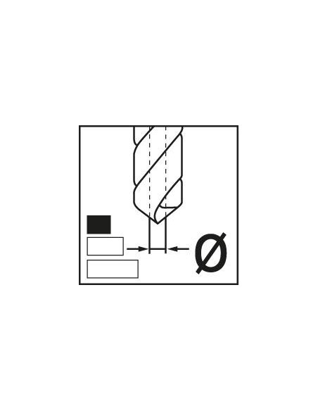 Broca espiral DIN338 HSSEtipo INOX 6,70mm