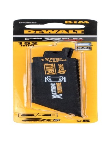 DT99553-QZ - Hoja de Sierra Sable Bi-metal XR EXTREME RUNTIME